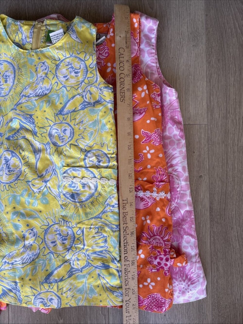 Lilly Pulitzer Dress Lot Toddler Girls Shift Dress Size 4 5 Shorts Dresses - Picture 15 of 15